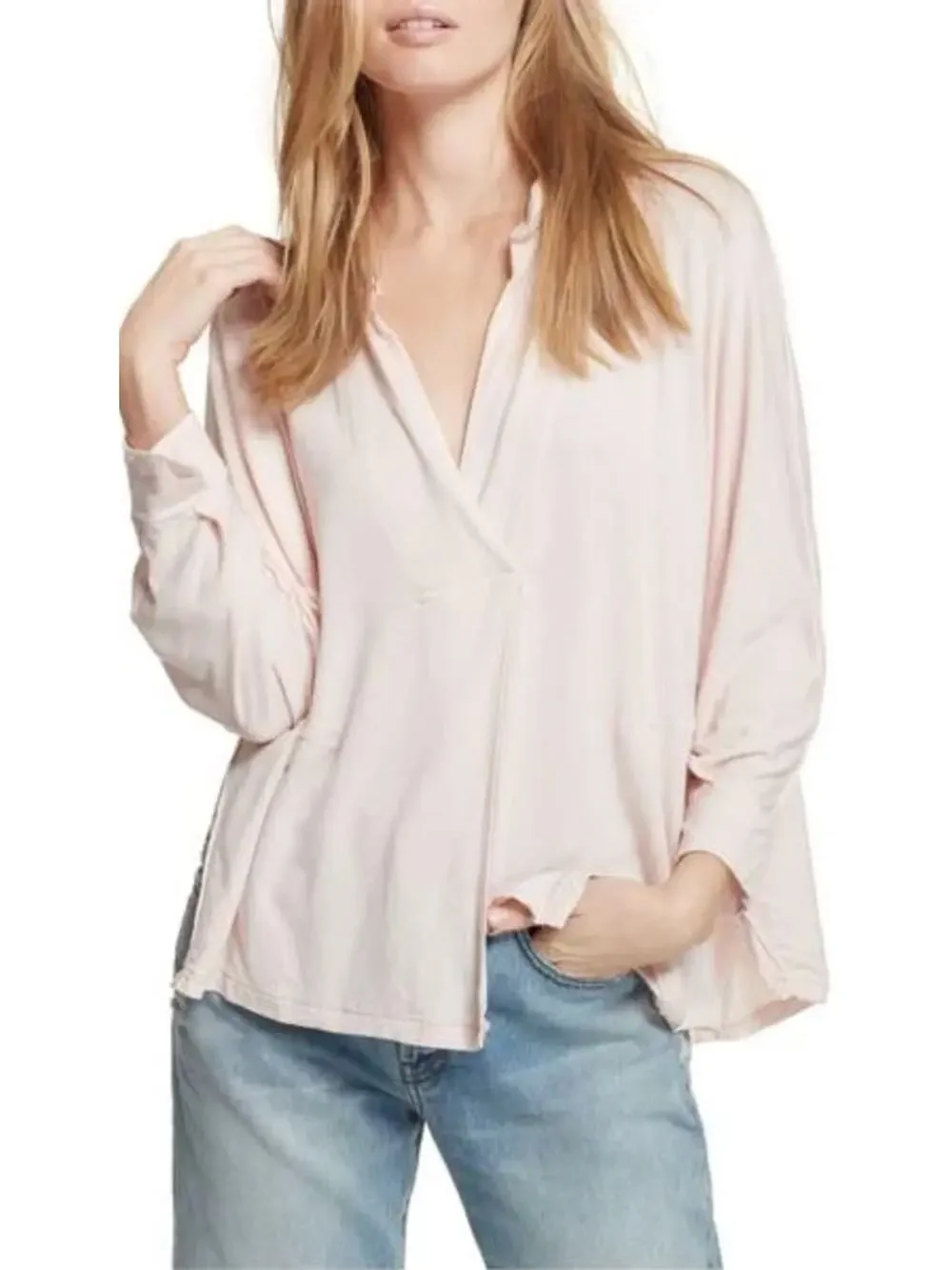 Free People We The Free Peach Can't Fool Me Tee